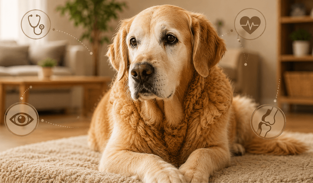 Salud de perros mayores: guía de cuidados y enfermedades comunes